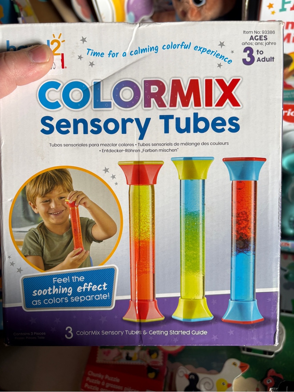 Nwt Sensory Tubes - Multi Color Calming Sensory Toy for Kids
